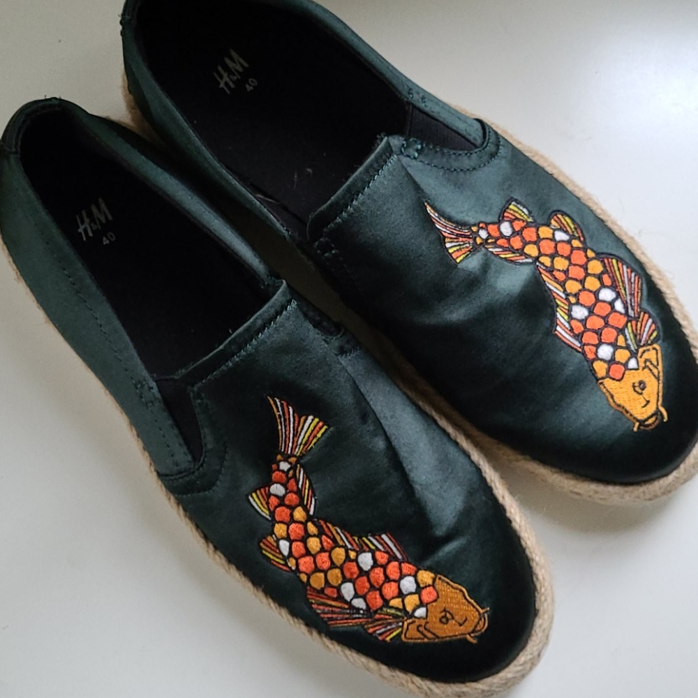 H&M Satin Koi Fish Shoes